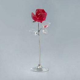 Swarovski Kristal | Crystal Moments | Bloemendromen - Rode Roos - Groot | 5490756